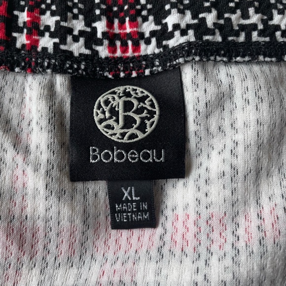 Bobeau Plaid Flared Pencil Skirt - Picture 9 of 10